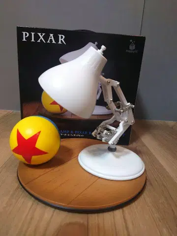 해피 복권 A상 PIXAR LAMP & BALL FIGURE SET