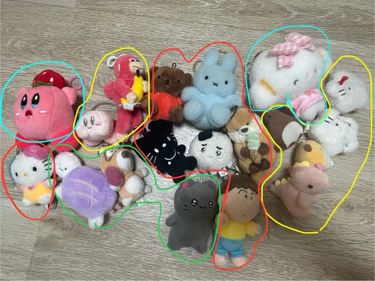 Dolls Sanrio Kitty Meonggu Kirby Miffy sell