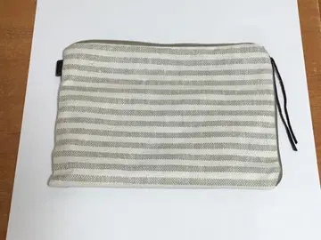 가방 속 가방 그레이 린넨 100%