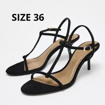 ZARA 스트랩 샌들 힐
