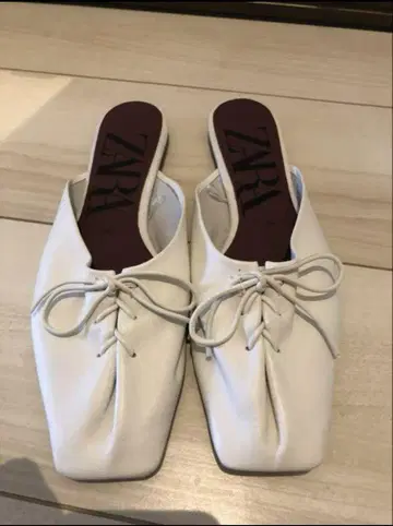 ZARA 뮬 리본 레이스업