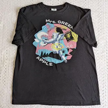 Mrs. GREEN APPLE 젠진미도우와 릴라이언스 티셔츠 L 사이즈