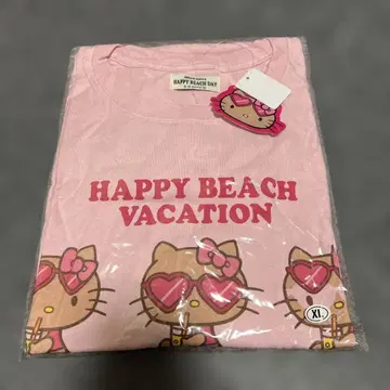 헬로키티 HAPPY BEACH VACATION T셔츠 XL