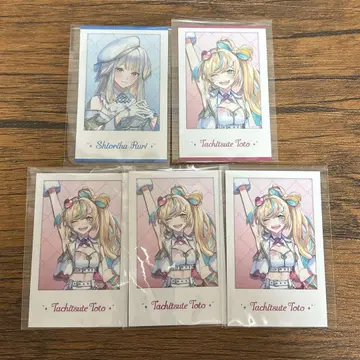 Shioriko Ruri & Tachitsute Toto 5매 세트