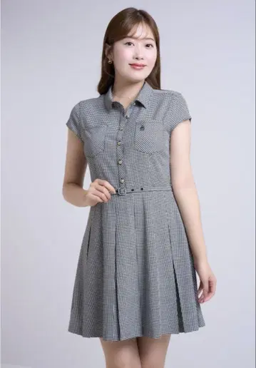 Checked Shirt Mini Dress