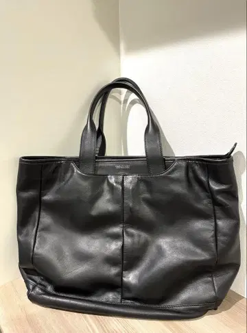 컴플리트 웍스 COMPLETE WORKS 가죽 토트백 남성용 블랙