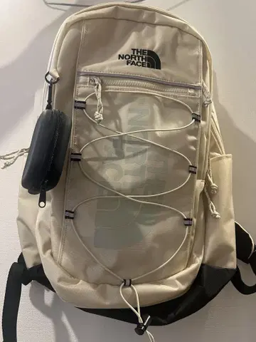 THE NORTH FACE 럭색 백팩 베이지 블랙