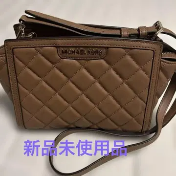 MICHAEL KORS 브라운 퀼팅 숄더백