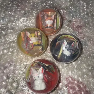 쪼콘 여우 넷츠케 마스코트 4종 가챠가챠