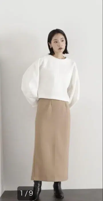 택 포함 새상품 ] 내추럴뷰티 울리쉬 칼제 시리즈 내로우 스커트