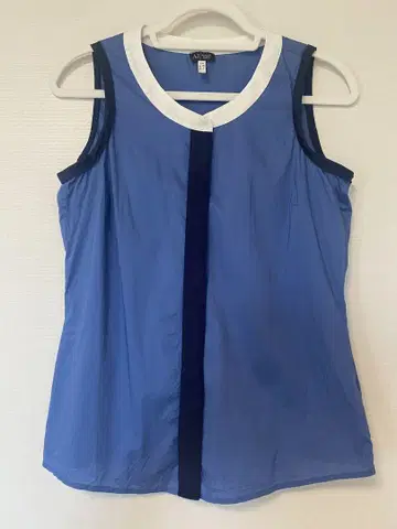 Armani Jeans 슬리브리스 셔츠 블라우스 블루