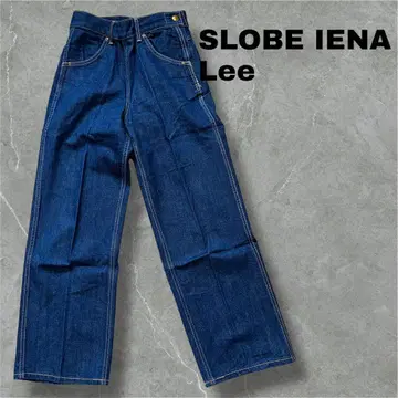 [새상품급] Lee SLOBE IENA 스트레이트 데님 인디고 블루 S