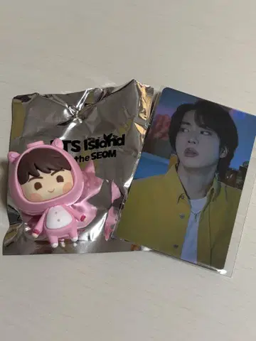 BTS ISLAND SD 캐릭터와 포토 카드 JIN
