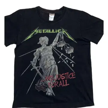 90s 메탈리카 METALLICA And Justice 블랙 M