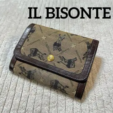 [레어] IL BISONTE (일비종떼) 모노그램 지갑