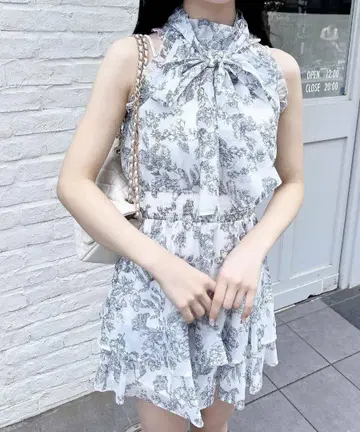 잉그 민소매 미니 원피스 원피스 이번 시즌 신상