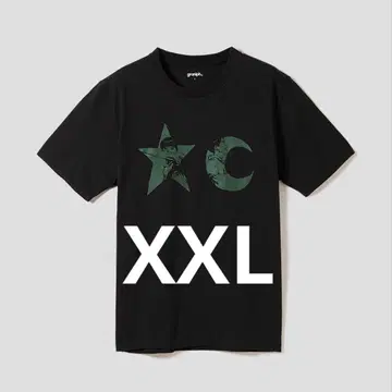 XXL 새상품 그라니프 마쓰모토 타이요 별과 달 T셔츠 블랙 핑퐁