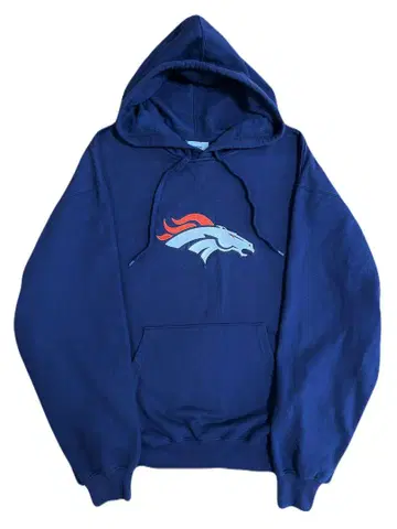 NFL 덴버 브롱코스 맨투맨 후드티 XL 상당 빈티지