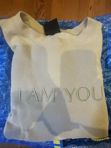 후지이 카제 I AM YOU 맨투맨 베이지 S 사이즈