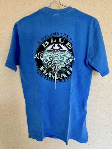 Crazy Shirts 티셔츠 S 미사용 새상품 만타 블루 하와이 염색