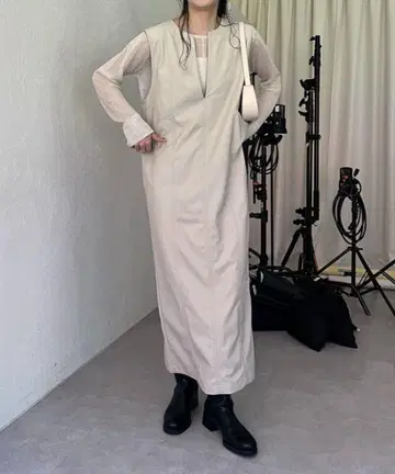 에코 가죽 점프 스커트