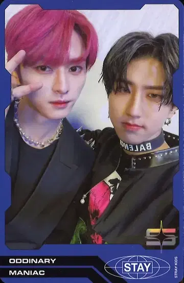 StrayKids POB LeeKnow/Han ODDINARY 유닛 파랑