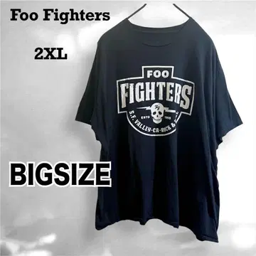 Foo Fighters 푸 파이터즈 반팔 밴드 티셔츠 2XL 블랙