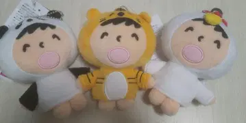 모두의 타아 마스코트 참 봉제 인형 호랑이 팬더 닭 아베일