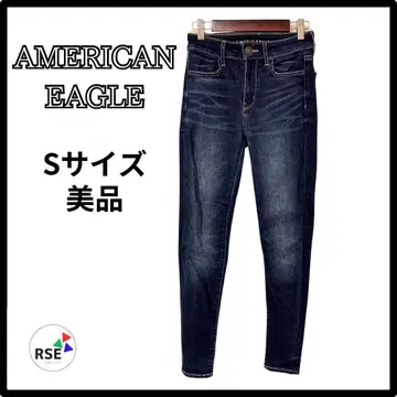 AMERICAN EAGLE 스트레이트 데님 청바지 스트레치 S
