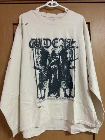 GIDEAL clash scull print t shirt
