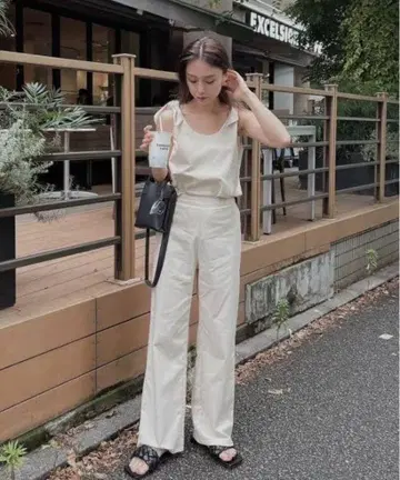 ACYM 아시무 2way shoulder 린넨 셋업 린넨