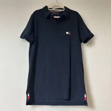 Tommy Hilfiger 네이비 피케 셔츠 M