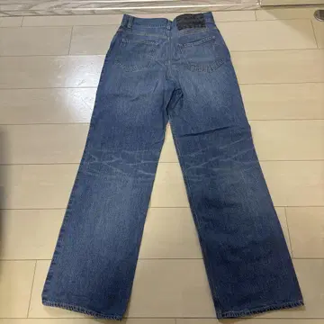 R.HVINTAGE 스트레이트 데님 블루