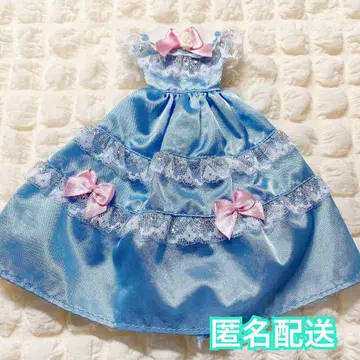 [새상품급] 리카짱 인형 옷 갈아입히기 드레스 스카이블루 타카라토미