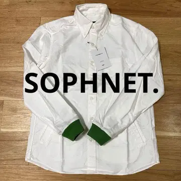 SOPHNET. 소프넷 화이트 흰색 긴팔 셔츠 M