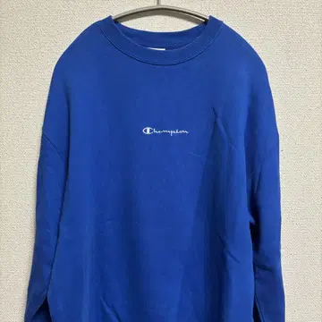 Champion 크루넥 맨투맨 M 블루