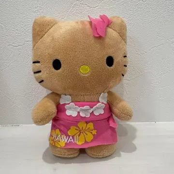 헬로키티 하와이 한정 봉제 인형 알로하 선탠 ABC마트 키티