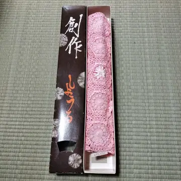 케미 창작 숄 핑크 레이스 쇼와 레트로
