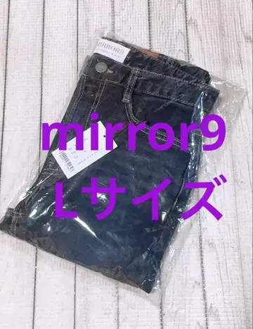 mirror9 스키니 L 새상품 블루 데님 미개봉 미러나인