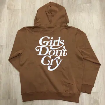Girls Don't Cry 브라운 후드티 L