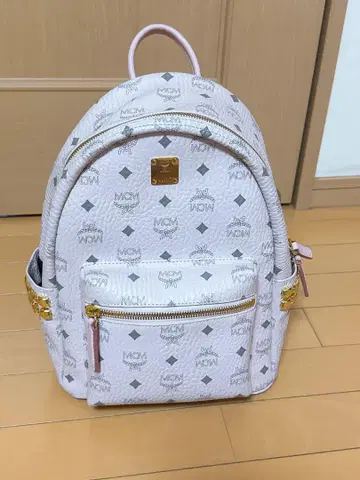 MCM 파우더 핑크 S 사이즈