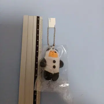 푸우의 팬더 인형옷 마스코트 키링