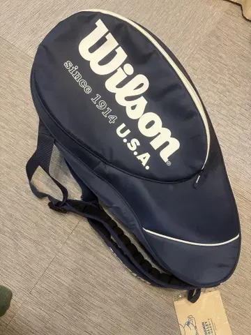 Wilson 라켓 백 네이비