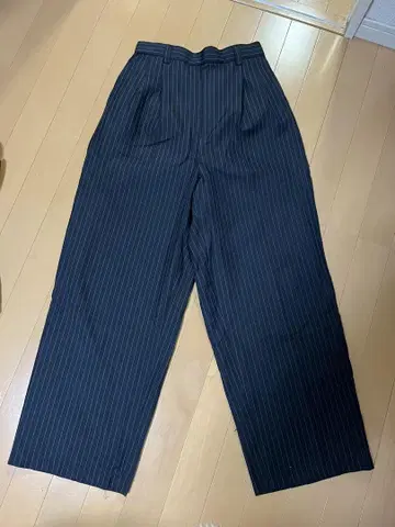 FREAK'S STORE 스트라이프 와이드 팬츠 M