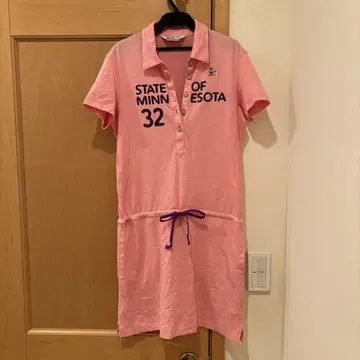 munsingwear 핑크 골프 원피스 L