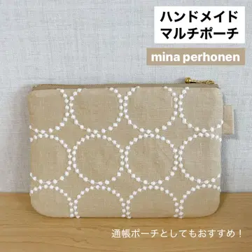 핸드메이드 파우치 소품함 미나 페르호넨 tambourine 통장 파우치