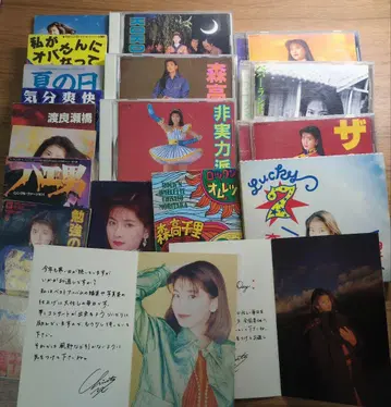 모리타카 치사토 앨범 7장 싱글 10장 메시지 사진 2장