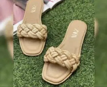 새상품 Zara 뜨개질 디자인 샌들