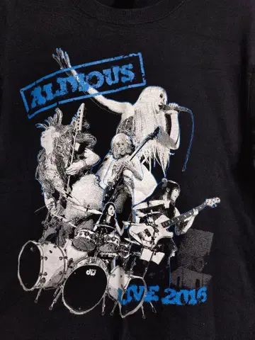 ALDIOUS 2016년 라이브 티셔츠 M 사이즈