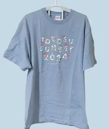도요스 선셋 2024 T셔츠 XL 스카이블루 스피츠 spitz